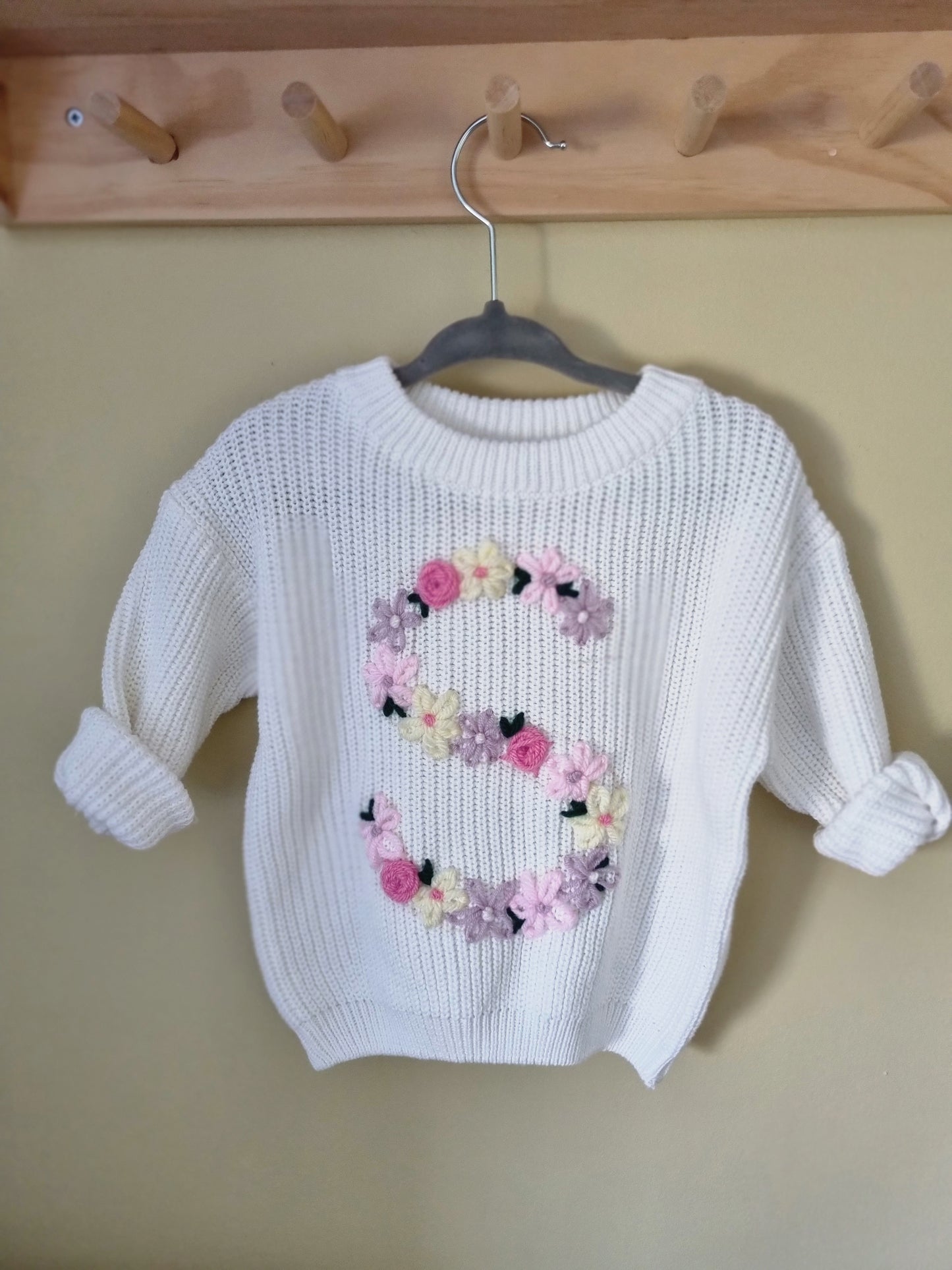 Floral Letter Jumper
