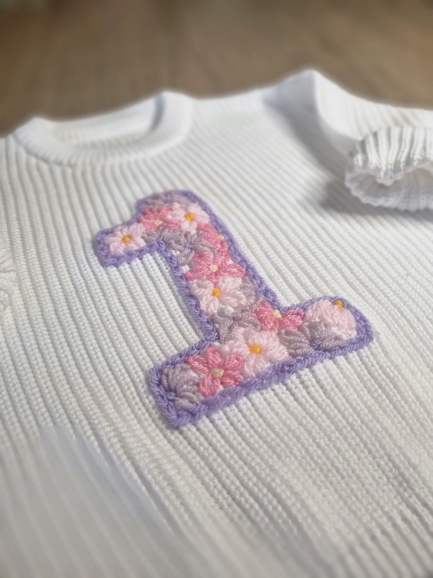 Floral birthday jumper