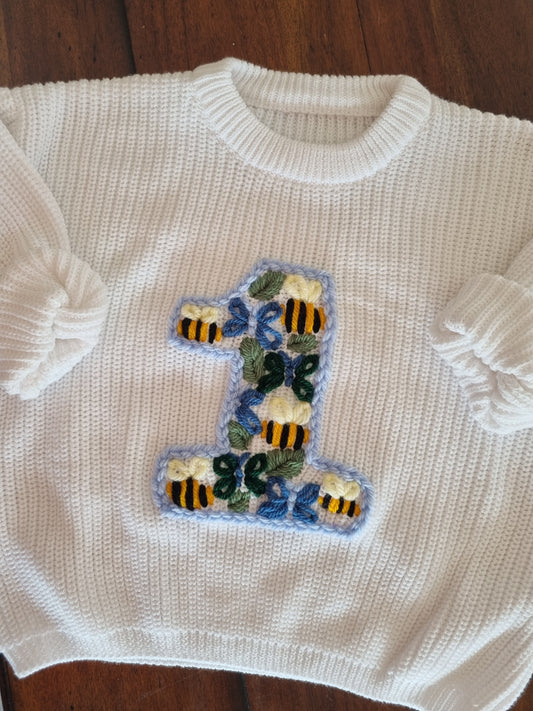 Bumblebee & friends birthday jumper