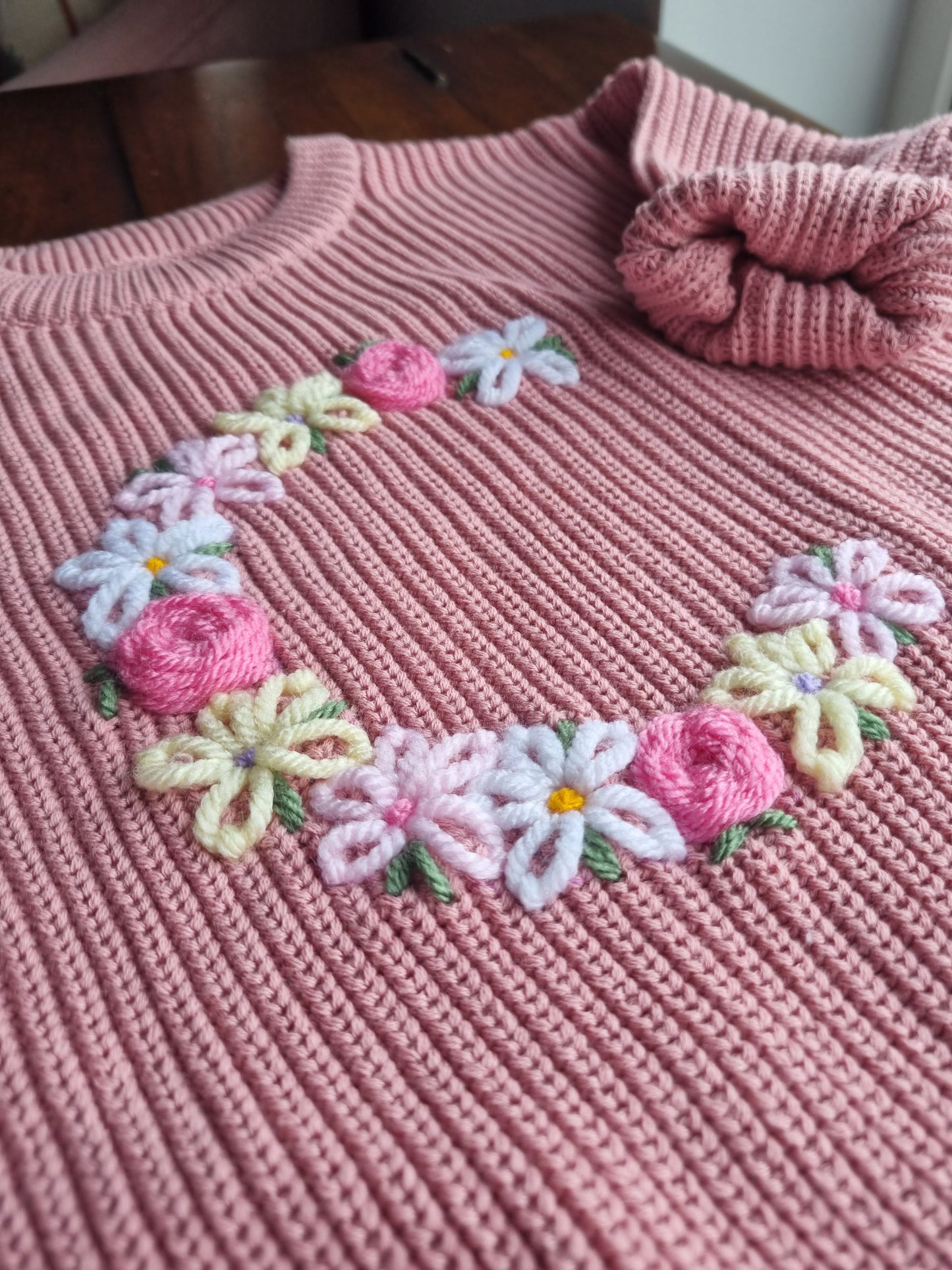 Floral Letter Jumper