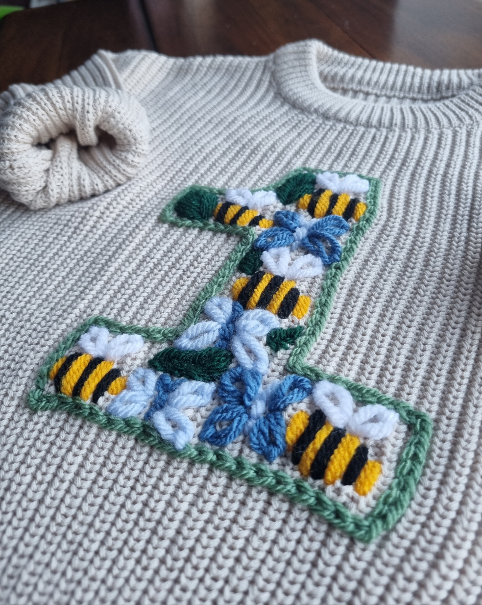 Bumblebee & friends birthday jumper
